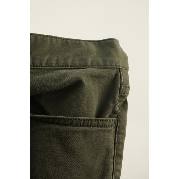 Theory Haydin Straight Slim Fit 5 Pocket Pants Mens 30 x 32 Green Twill Stretch - Picture 9 of 10